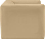 Henson Camel Velvet Chair 665Camel-C Meridian Furniture