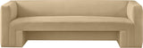 Henson Camel Velvet Sofa 665Camel-S Meridian Furniture