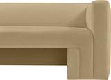 Henson Camel Velvet Sofa 665Camel-S Meridian Furniture