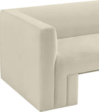 Henson Cream Velvet Chair 665Cream-C Meridian Furniture