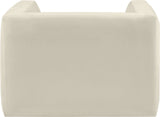 Henson Cream Velvet Chair 665Cream-C Meridian Furniture