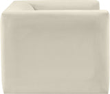 Henson Cream Velvet Chair 665Cream-C Meridian Furniture