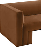 Henson Saddle Velvet Chair 665Saddle-C Meridian Furniture