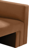 Henson Saddle Velvet Chair 665Saddle-C Meridian Furniture