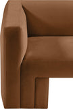 Henson Saddle Velvet Chair 665Saddle-C Meridian Furniture