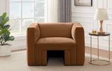 Henson Saddle Velvet Chair 665Saddle-C Meridian Furniture