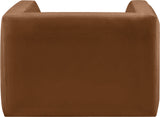 Henson Saddle Velvet Chair 665Saddle-C Meridian Furniture