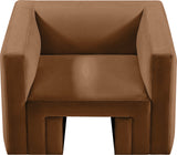 Henson Saddle Velvet Chair 665Saddle-C Meridian Furniture