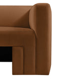 Henson Saddle Velvet Chair 665Saddle-C Meridian Furniture