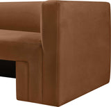 Henson Saddle Velvet Chair 665Saddle-C Meridian Furniture