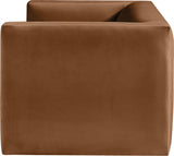 Henson Saddle Velvet Loveseat 665Saddle-L Meridian Furniture