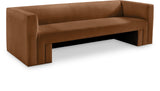 Henson Saddle Velvet Sofa 665Saddle-S Meridian Furniture