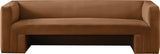 Henson Saddle Velvet Sofa 665Saddle-S Meridian Furniture