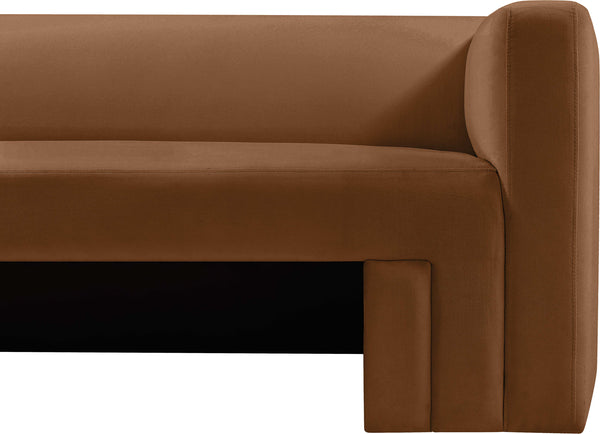 Henson Saddle Velvet Sofa 665Saddle-S Meridian Furniture