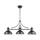 Chadwick 47'' Wide 3-Light Linear Chandelier - Black Nickel 66605-3 Elk Lighting