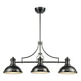 Chadwick 47'' Wide 3-Light Linear Chandelier - Black Nickel 66605-3 Elk Lighting