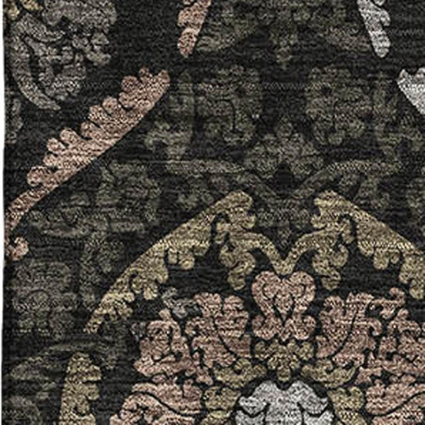 HomeRoots 9' X 12' Medallion Area Rug - Washable, Stain-Resistant, UV-Protected for Stylish Living Spaces 666052
