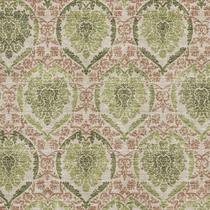 HomeRoots 10' Olive Green & Copper Medallion Washable Area Rug - Durable, UV Protected, Family-Friendly Design 666155