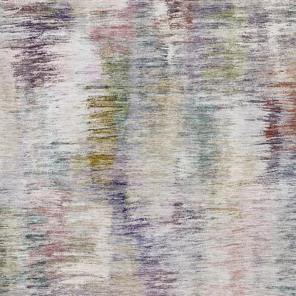 HomeRoots 8' X 10' Plum Gold Ivory Abstract Area Rug - Stylish, Washable, UV Protected, Perfect for Busy Homes! 666207