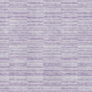 HomeRoots 5' X 8' Washable Plum and Ivory Striped Area Rug with UV Protection for Stylish and Durable Living Spaces 666328