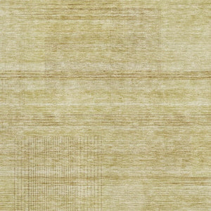 HomeRoots 8' X 10' Gold & Beige Striped Washable Area Rug - Durable, UV-Protected Design for Busy Homes! 666462