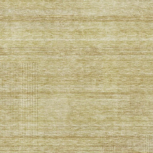 HomeRoots 9' X 12' Gold and Beige Striped Washable Area Rug with UV Protection for Stylish, Durable Living Spaces 666463