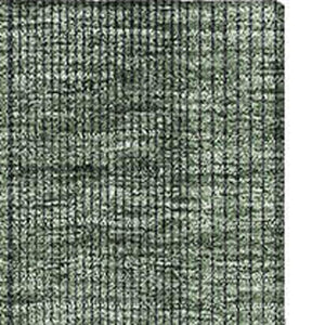 HomeRoots 9' X 12' Washable Olive Green and Gray Striped Area Rug with UV Protection for High-Traffic Areas 666487