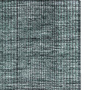 HomeRoots 8' X 10' Teal and Gray Striped Area Rug – Washable, UV-Protected, Durable & Stylish for Any Space! 666504