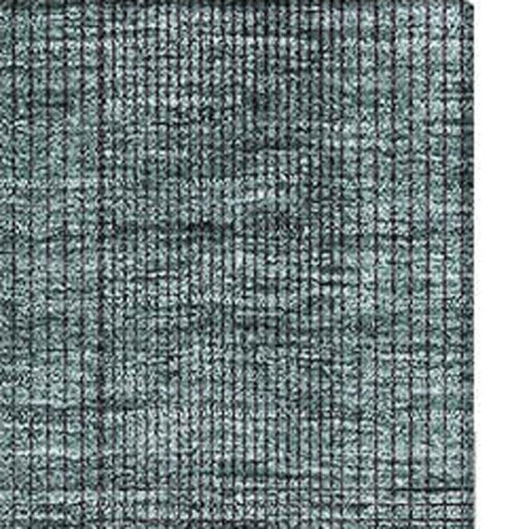 HomeRoots 10 X 14 Striped Polyester Area Rug Washable Uv Protected for Living Rooms 666506