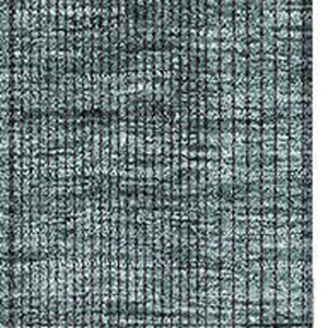HomeRoots 10' X 14' Stylish Teal and Gray Striped Washable Area Rug with UV Protection for Busy Homes 666506
