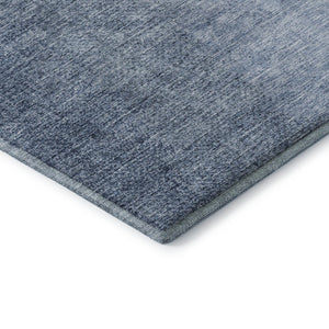 HomeRoots 10' Blue and Ivory Ombre Washable Area Rug - UV Protected, Durable, Stylish for Modern Living Spaces 666590