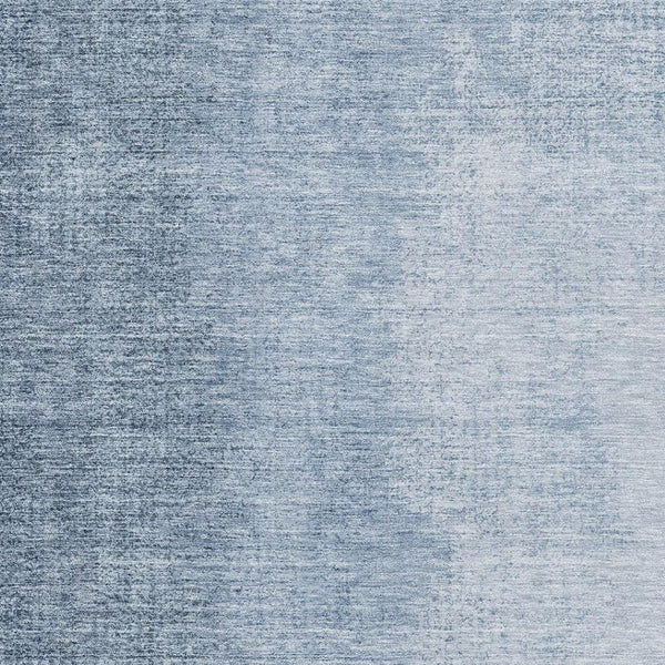 HomeRoots 10' Blue and Ivory Ombre Washable Area Rug - UV Protected, Durable, Stylish for Modern Living Spaces 666590
