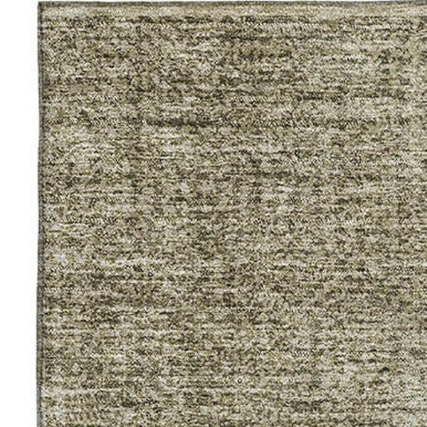 HomeRoots 5' X 8' Brown And Beige Ombre Area Rug - Washable, UV-Protected, Soft, Durable, Ideal for Homes 666592