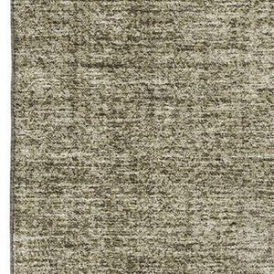 HomeRoots 10' X 14' Ombre Area Rug - Brown & Beige, Washable with UV Protection, Stain-Resistant Design for Homes 666596