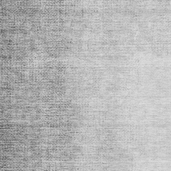 HomeRoots 8' X 10' Gray And Silver Ombre Area Rug - Washable, Durable, UV Protected for Modern Homes & Kids 666600