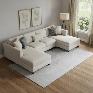 HomeRoots 9' X 12' Ombre Gray and Silver Washable Area Rug - UV Protected, Modern, Durable, and Stylish Home Accent 666601
