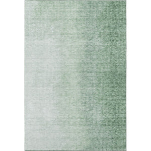 HomeRoots 8' X 10' Green to Ivory Ombre Washable Area Rug - Stain Resistant, UV Protection, Modern Design! 666606