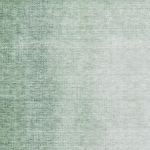 HomeRoots 10' X 14' Green Ombre Area Rug - Washable, UV Protected, Stylish & Durable for High-Traffic Spaces 666608