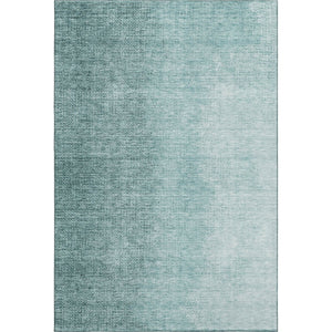 HomeRoots 5' X 8' Teal Ombre Area Rug - Modern, Washable, Stain-Resistant with UV Protection for Every Space 666610