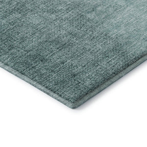 HomeRoots 5' X 8' Teal Ombre Area Rug - Modern, Washable, Stain-Resistant with UV Protection for Every Space 666610
