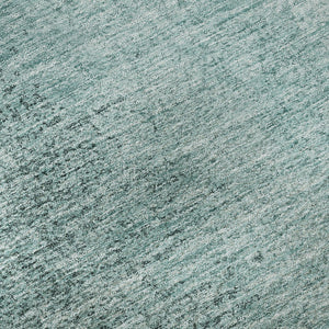 HomeRoots 5' X 8' Teal Ombre Area Rug - Modern, Washable, Stain-Resistant with UV Protection for Every Space 666610