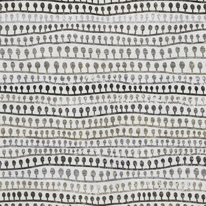 HomeRoots 8' X 10' Striped Ivory Brown Gray Washable Area Rug with UV Protection for Family Spaces & Durability 666624