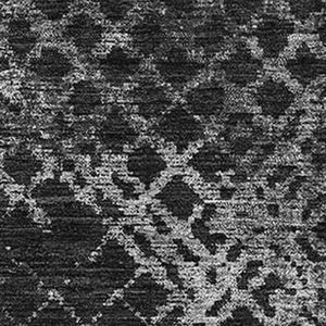 HomeRoots 9' X 12' Charcoal & Ivory Abstract Geometric Rug with UV Protection - Stylish, Washable, & Durable! 666673
