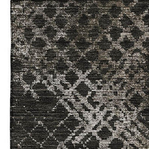HomeRoots 8' X 10' Brown and Ivory Geometric Washable Area Rug with UV Protection - Durable, Stylish & Practical 666684