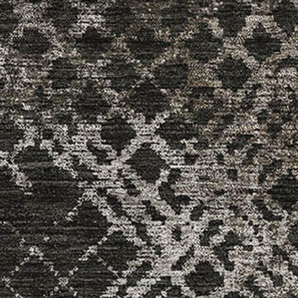 HomeRoots 9' X 12' Stylish Brown and Ivory Abstract Geometric Area Rug – Washable, UV-Protected & Durable Design 666685
