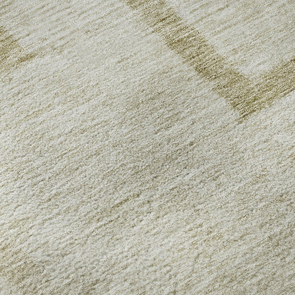 HomeRoots 10' X 14' Beige And Taupe Geometric Washable Area Rug - UV Protected, Durable, Stylish & Family-Friendly! 666741