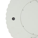 Christopher Knight Home® - Noble House - Colby Modern Round Mirror with Carved Frame, Matte White