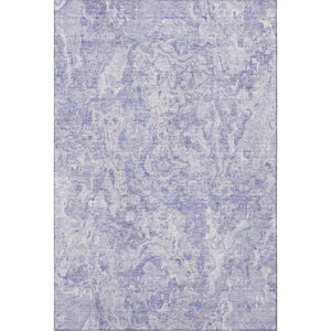 HomeRoots 9' X 12' Abstract Plum and Ivory Area Rug - Washable, UV-Protected, Stylish & Family-Friendly Design 666818