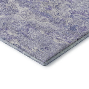 HomeRoots 10' X 14' Plum and Ivory Abstract Area Rug - Stylish, Washable, UV-Protected for Busy Homes! 666819
