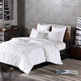 INK+IVY Jane Casual Embroidered Euro Sham II11-600 White